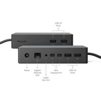 Microsoft 1661 Surface Dock | 90W Power Supply (1749) | Docking Station | Surface Pro | Surface Laptop | Surface Book