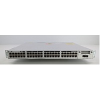 Cisco C9300-48P-E 48-Port PoE Gigabit Switch | C9300-NM-2Y 2x 25G