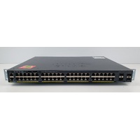 Cisco Catalyst 2960-X Series Switch WS-C2960X-48FPS-L, 48 Port Gigabit PoE+ 740W, Stack module