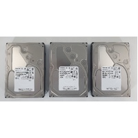 Lot of 3 - TOSHIBA 6Tb 12G SAS HDD | Toshiba MG04SCA60EA | Not For PC