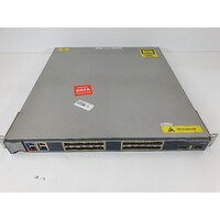  Cisco ME 3600X-24FS-M, 24 Gigabit Ethernet SFP ports, 2x 10 Gigabite Ethernet SFP+ ports
